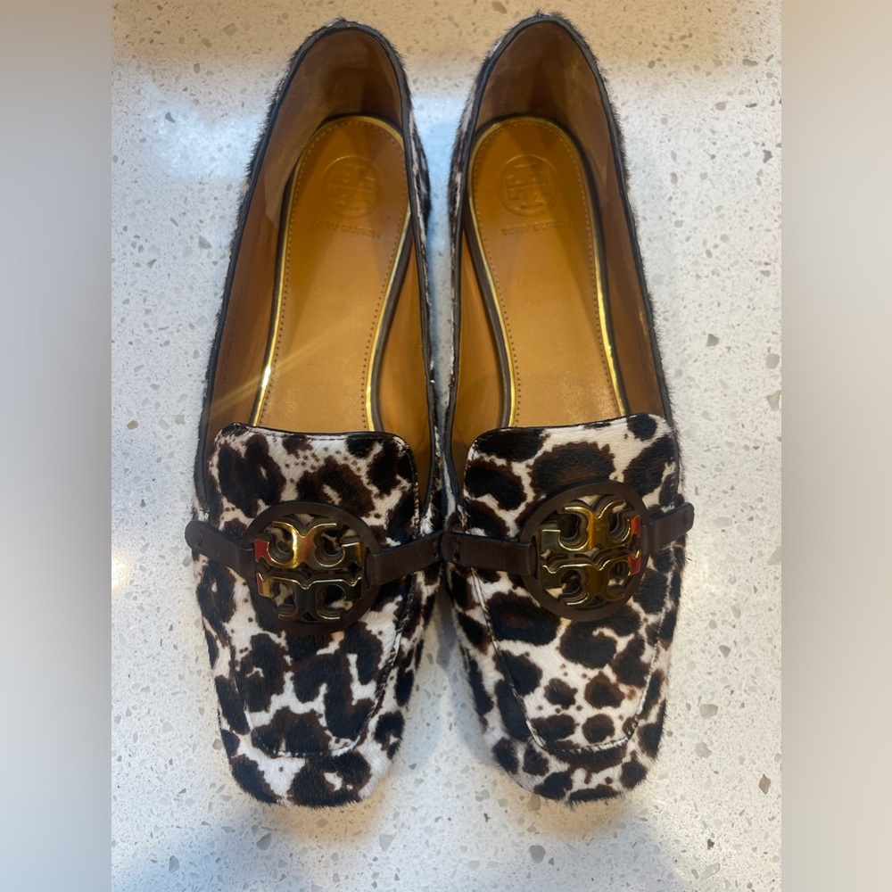 Tory Burch metal miller 15 mm loafer flats wedge shoes